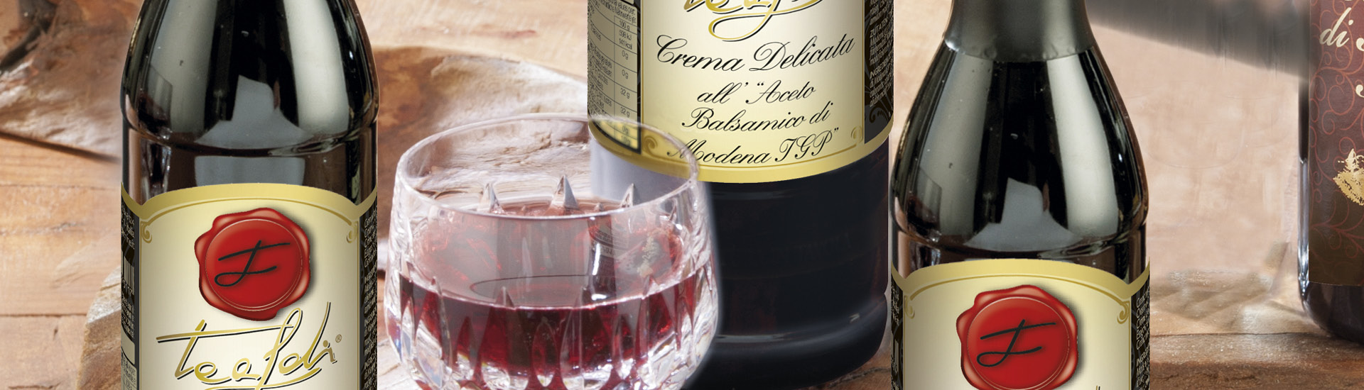 Tealdi Gourmet Balsamic Vinegar is the Protagonist